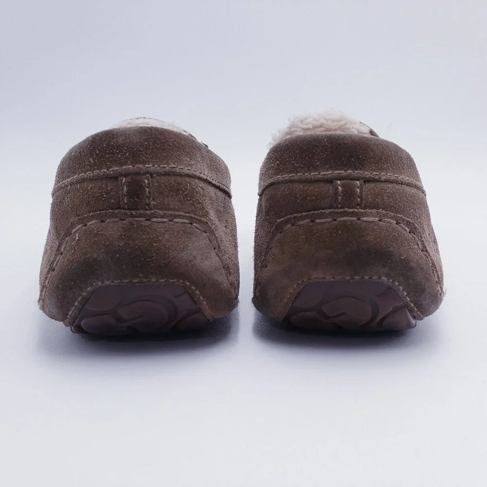 UGG Men's‎ Size 11 Corvin Loafer Moccasin Slippers Tan Suede DRY LEAF Slip On
